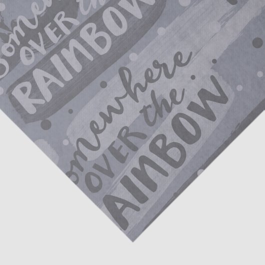 GRAY IRGENDWO ÜBER DEM RAINBOW SEIDENPAPIER (Ausschnitt)