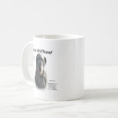 Gray Irish Wolfhound History Kaffeetasse (Vorderseite Links)
