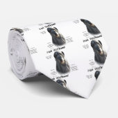 Gray Irish Wolfhound History Krawatte (Gerollt)