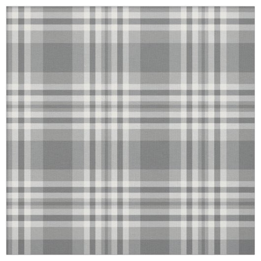 Gray Kariert Gingham Karo Tartan Patchwork Stoff (Muster)