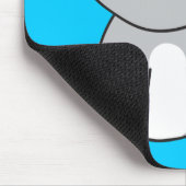 Gray Kitty Cat Mousepad (Ecke)