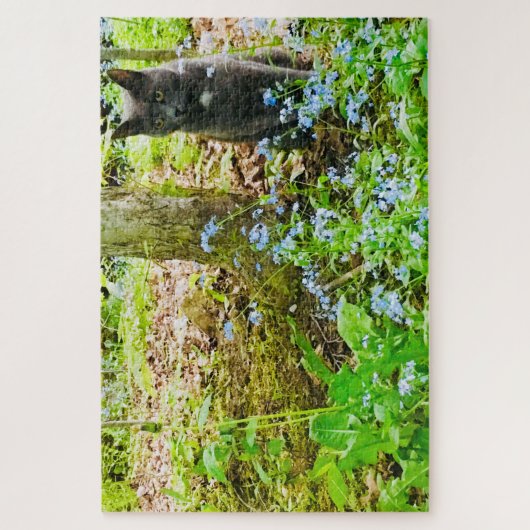 Gray Kitty Puzzle (Vertikal)