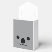 Gray Koala Süße Tier Face Design Geschenkschachtel (Geöffnet)