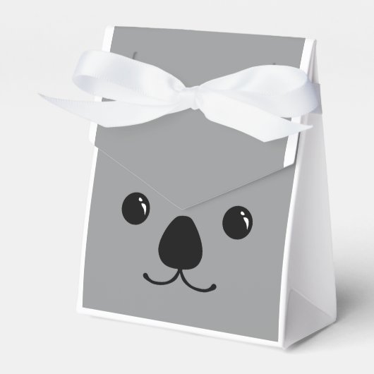 Gray Koala Süße Tier Face Design Geschenkschachtel (Vorderseite)