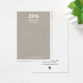 Gray Kraft Earring Display Card (Schreibtisch)