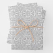 Gray Lace Geschenkpapier Set (Beispiel)