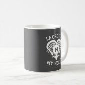 Gray Lacrosse Kaffeetasse (VorderseiteRechts)