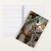 Gray Langur - Erholung nehmen Notizblock (Innen)