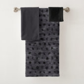 Gray Leopard Badhandtuch Set (Insitu)