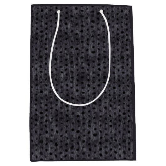 Gray Leopard Mittlere Geschenktüte (Vorderseite)
