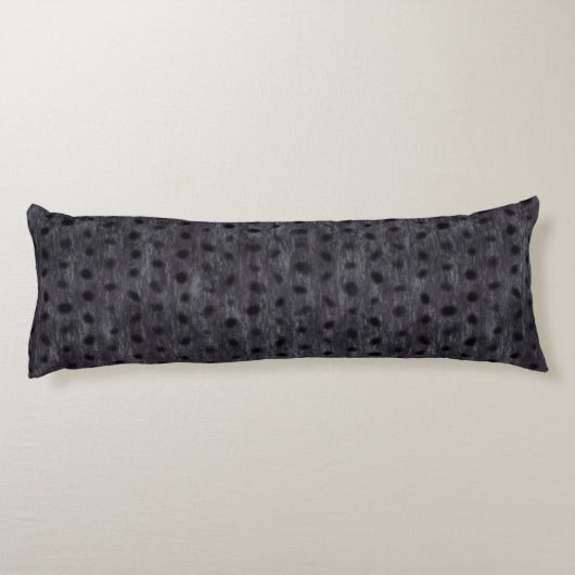 Gray Leopard Seitenschläferkissen (Rückseite)