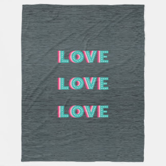 Gray Liebe Marquee Design Fleecedecke