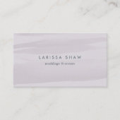 Gray Lilac Watercolor Visitenkarte (Vorderseite)
