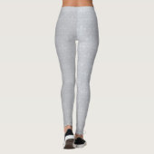 Gray Lilie Pattern Leggings (Rückseite)