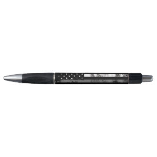 Gray Line Grunge Flag Korrektor Pen Kugelschreiber