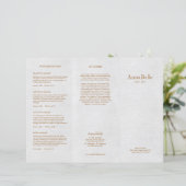 Gray Linen Hair Salon Wellness-Center TriFold Bros (Stehend Vorderseite)