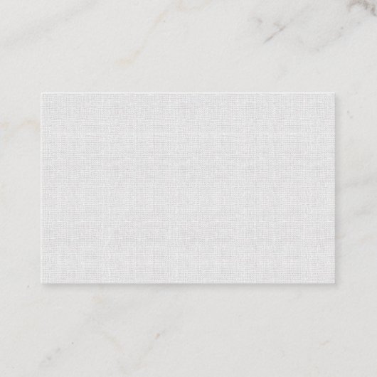 Gray Linen Look Generic Rewards Visitenkarte (Rückseite)
