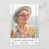 Gray Lines Foto Gebet Begleitkarte (Vorderseite)