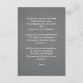 Gray Lines Foto Gebet Begleitkarte (Rückseite)