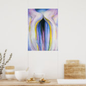 Gray lines O'Keeffe - Abstraktion Poster (Küche)