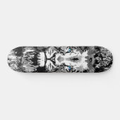 Gray Lion Portrait Zeichnend - Löwenskateboard Skateboard (Horizontal)