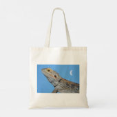 Gray Lizard und Halbmond Tragetasche (Rückseite)