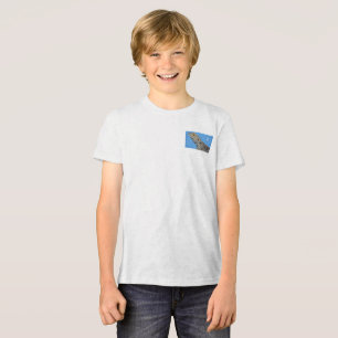 Gray Lizard und Halbmond Tri-Blend Shirt