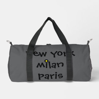 Gray London Milan Ibiza Duffle Travel Gym Bag