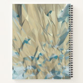 Gray Low-Poly Bullet Journal / Lined Notebook Notizblock (Rückseite)