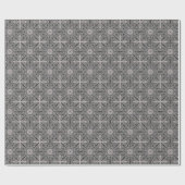 Gray Mandala Geschenkpapier (Flach)