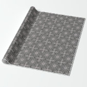 Gray Mandala Geschenkpapier (Ungerollt)