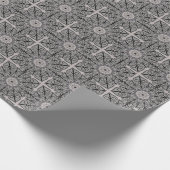 Gray Mandala Geschenkpapier (Ecke)