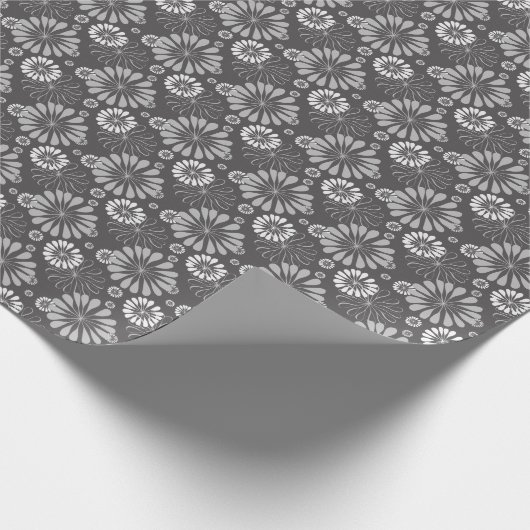 Gray Mandala Geschenkpapier (Ecke)