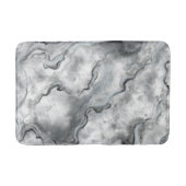 Gray Marble Bath Mat Rug Badematte (Vorderseite)