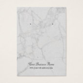 Gray Marble Earring Display Card (Vorderseite)