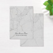 Gray Marble Earring Display Card (Schreibtisch)