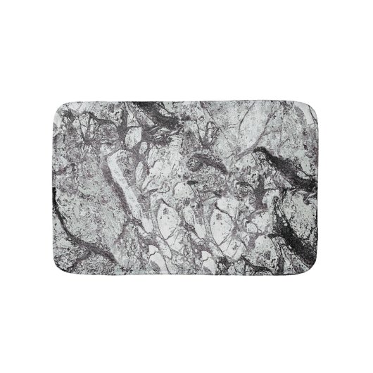 Gray Marble Look Badematte (Vorderseite)