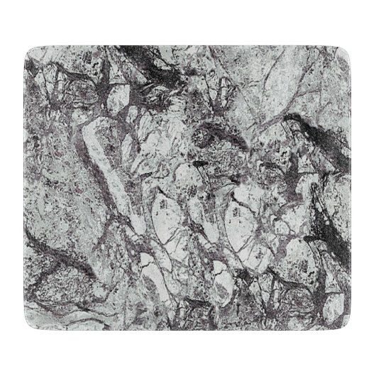Gray Marble Look Schneidebrett (Vorderseite)