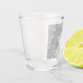 Gray Marble Muster Vatertag Schnapsglas (Links)