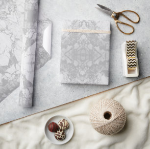 Gray Marble Pattern Vatertag Wrapping Paper Geschenkpapier