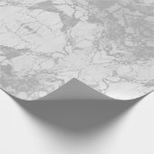 Gray Marble Pattern Vatertag Wrapping Paper Geschenkpapier (Ecke)