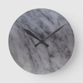 Gray Marble Runde Wanduhr