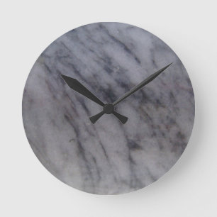 Gray Marble Runde Wanduhr