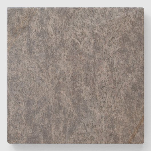 Gray Marble Square Untersetzer (Vorderseite)