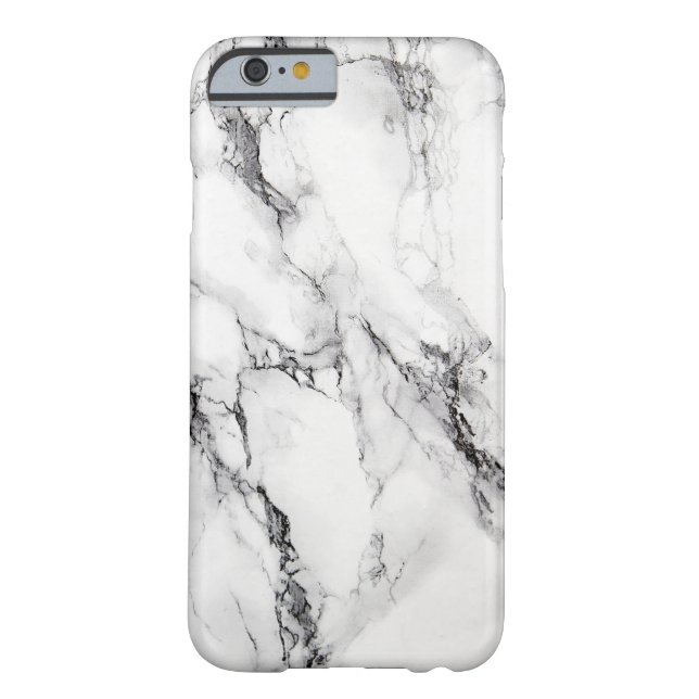 Gray Marble Stone Black Crack Case-Mate iPhone Hülle (Rückseite)