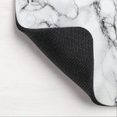 Gray Marble Stone Black Gran Mousepad (Ecke)