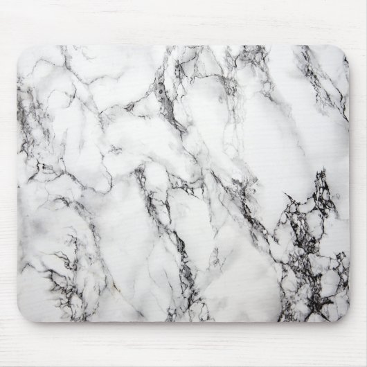 Gray Marble Stone Black Gran Mousepad (Vorne)