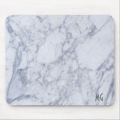 Gray Marble Stone Pattern Mousepad (Vorne)