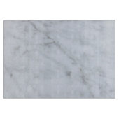 Gray Marble White Cutting Board Schneidebrett (Vorderseite)