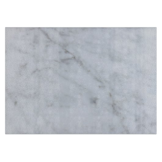Gray Marble White Cutting Board Schneidebrett (Vorderseite)
